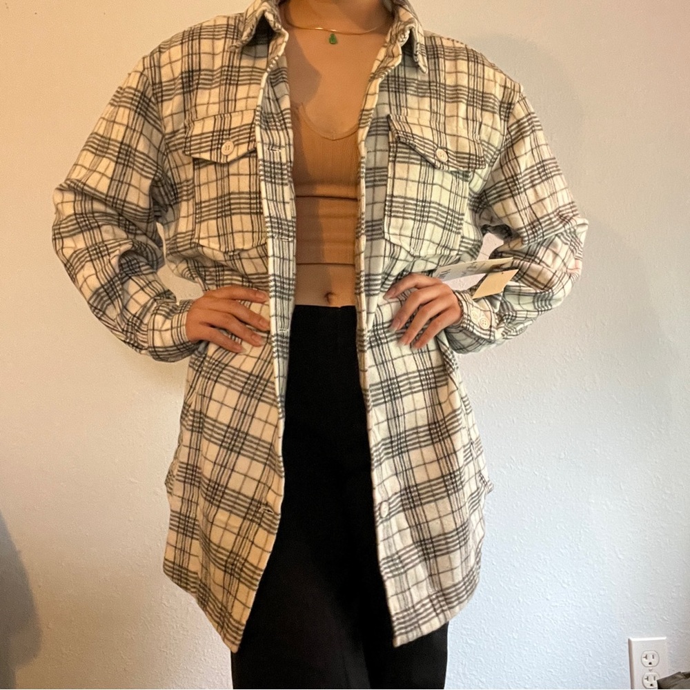 Plaid Shirt Jacket